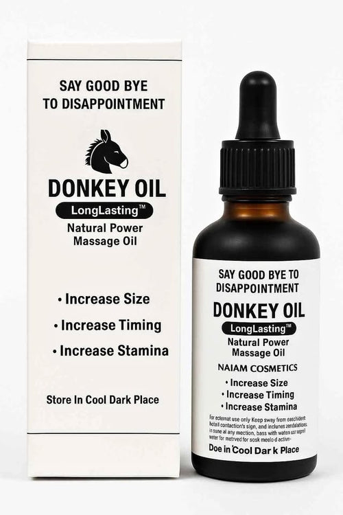 Donkey Oil – LongLasting™ Natural Power Massage Oil
